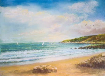 Devon Küstenlandschaft, 2000